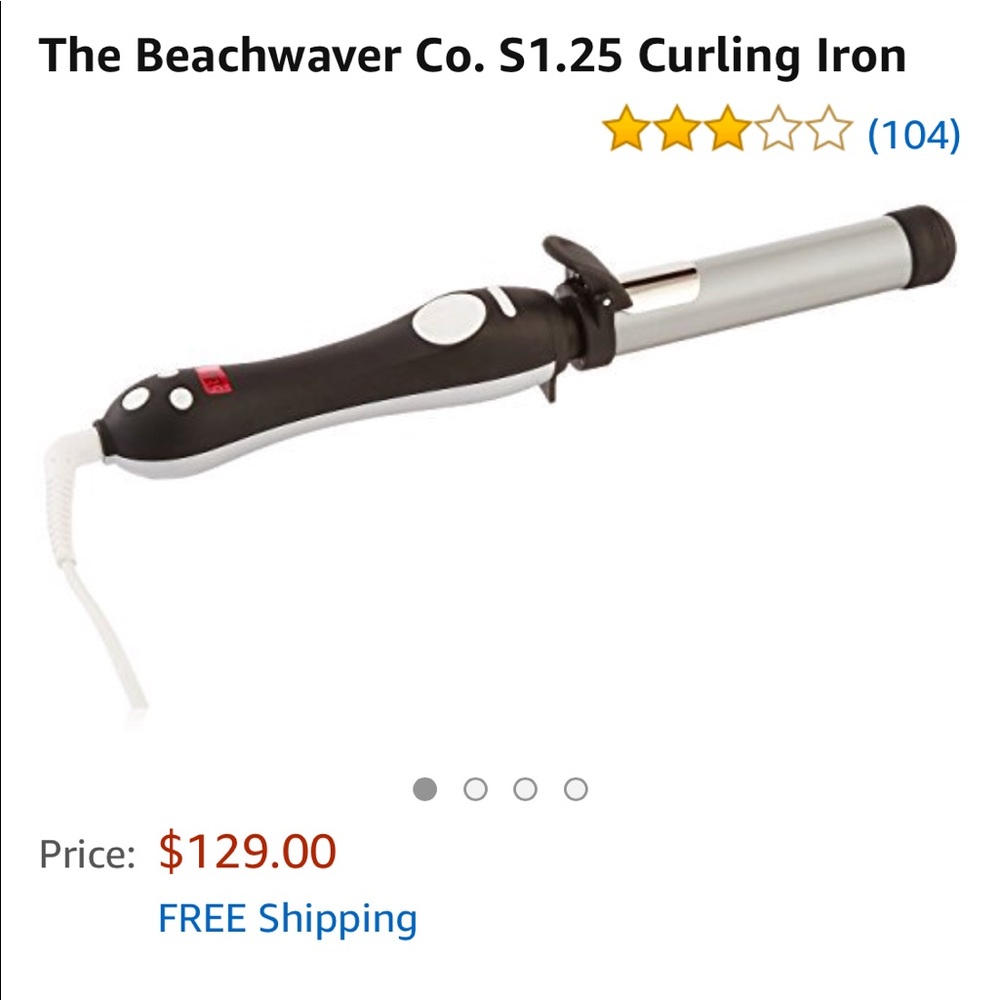 Beach waver curling iron